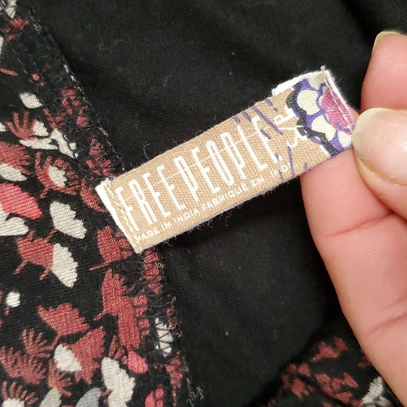 Free People Floral Print Ruched Bodycon Mini Skirt - Picture 3 of 9